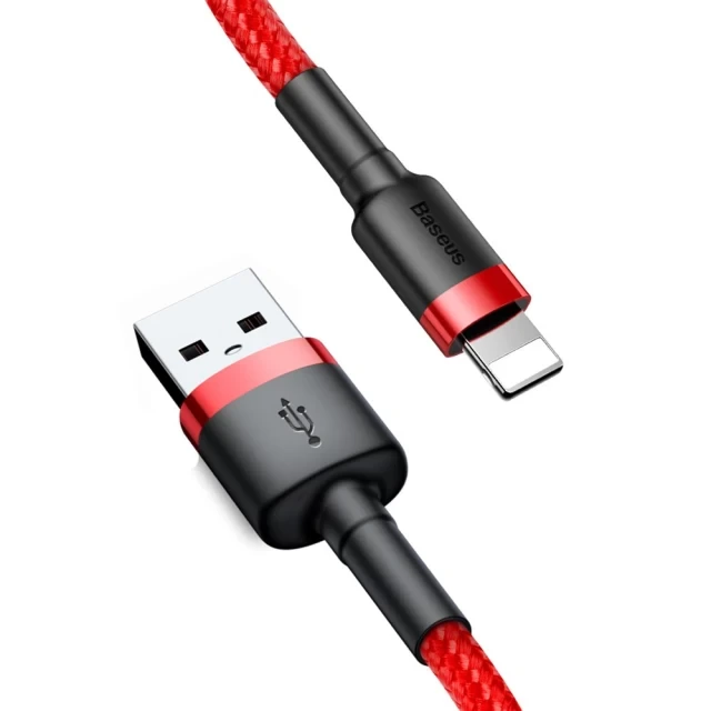 Кабель Baseus Cafule Cable USB For Lightning 1.5A 2m Red+Red — Baseus
