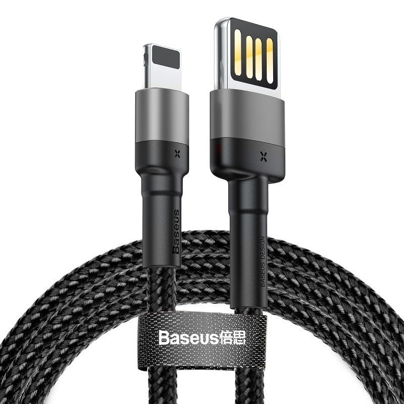 Кабель Baseus Cafule Cable（Special Edition）USB For iP 1m Grey+Black — Baseus