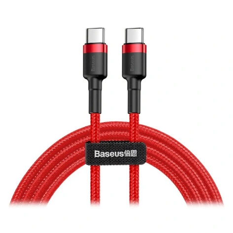 Кабель Baseus Cafule USB Cable Type-C-Type-C 3A 2m Red