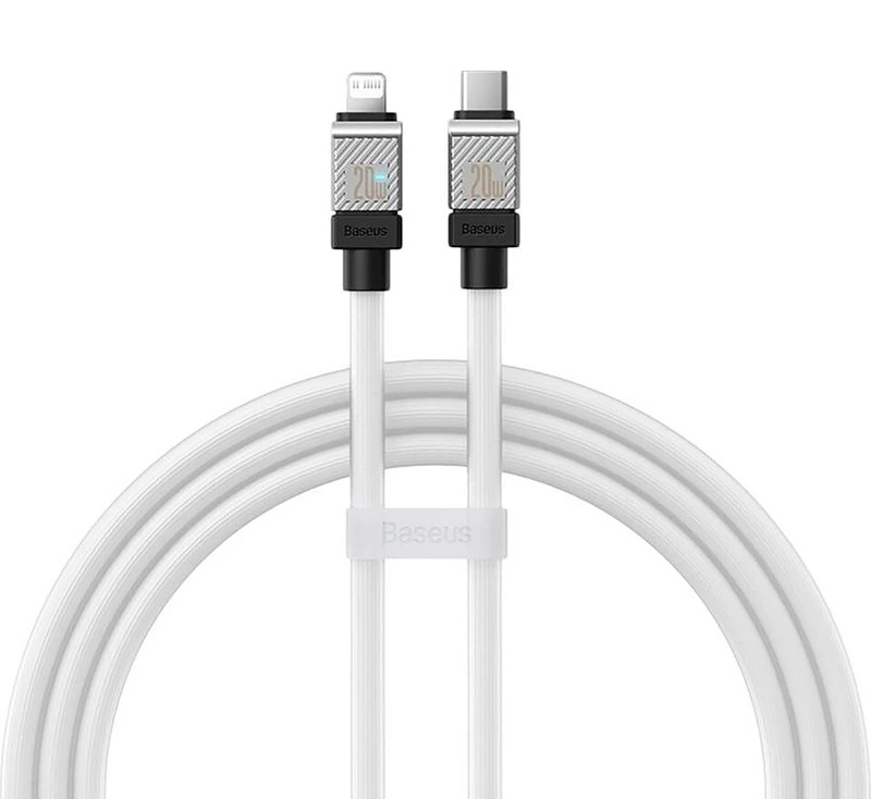 Кабель Baseus CoolPlay Series Fast Charging Cable Type-C to iP 20W 1m White — Baseus