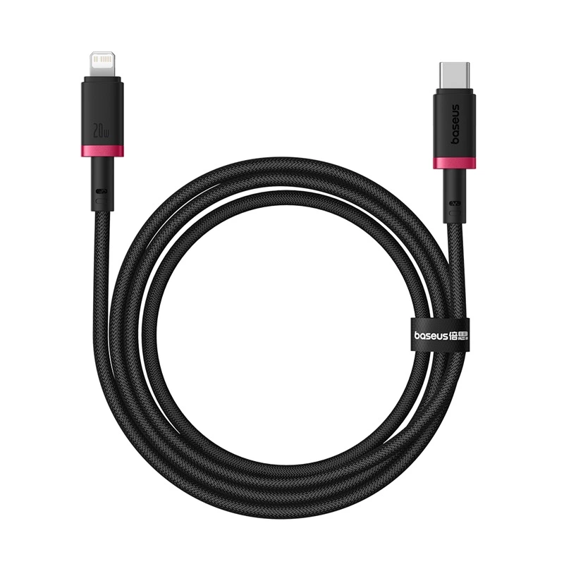 Кабель Baseus Dura Series Fast Charging Cable Type-C to iP 20W 1m Grey+Black