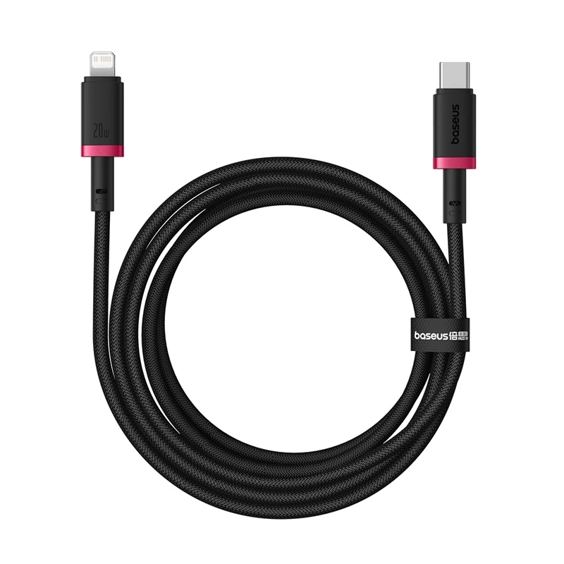 Кабель Baseus Dura Series Fast Charging Cable Type-C to iP 20W 2m Red+Black