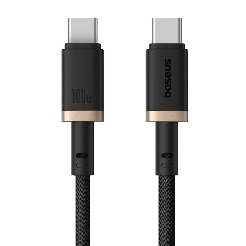 Кабель Baseus Dura Series Fast Charging Cable Type-C to Type-C 100W 1m Gold+Black