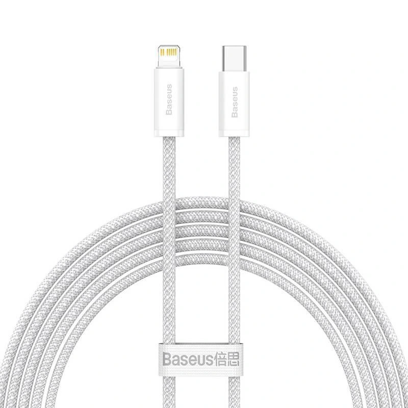 Кабель Baseus Dynamic Series Fast Charging Data Cable Type-C to iP 20W 1m White