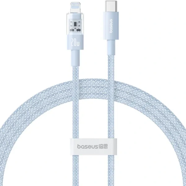 Кабель Baseus Gem Fast-Charging Data Cable USB-C to iP 20W 1m Galaxy Blue