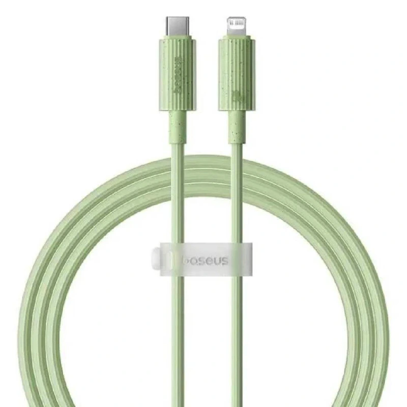Кабель Baseus Habitat Series Fast Charging Cable Type-C to iP 20W 2m Natural Green