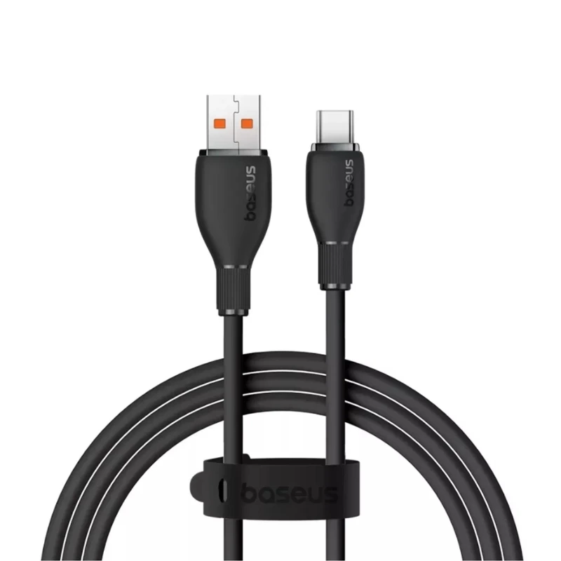Кабель Baseus Pudding Series Fast Charging Cable USB to Type-C 100W 2m Cluster Black
