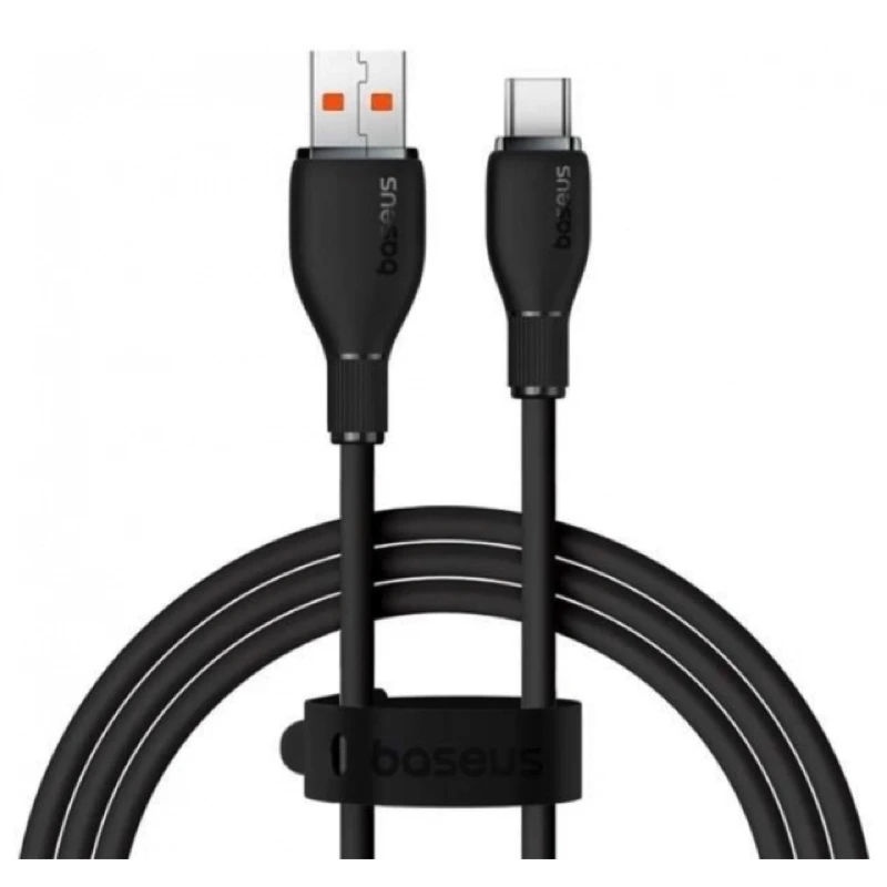 Кабель Baseus Pudding Series Fast Charging Cable USB to Type-C 100W 1.2m Cluster Black — Baseus
