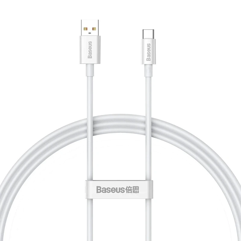 Кабель Baseus Superior Series Fast Charging Data Cable USB to Type-C 100W 1m Moon White — Baseus