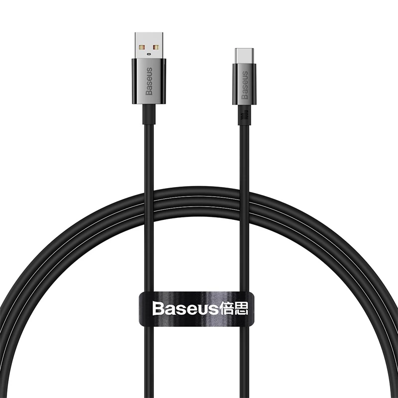 Кабель Baseus Superior Series Fast Charging Data Cable USB to Type-C 100W 1m Cluster Black — Baseus