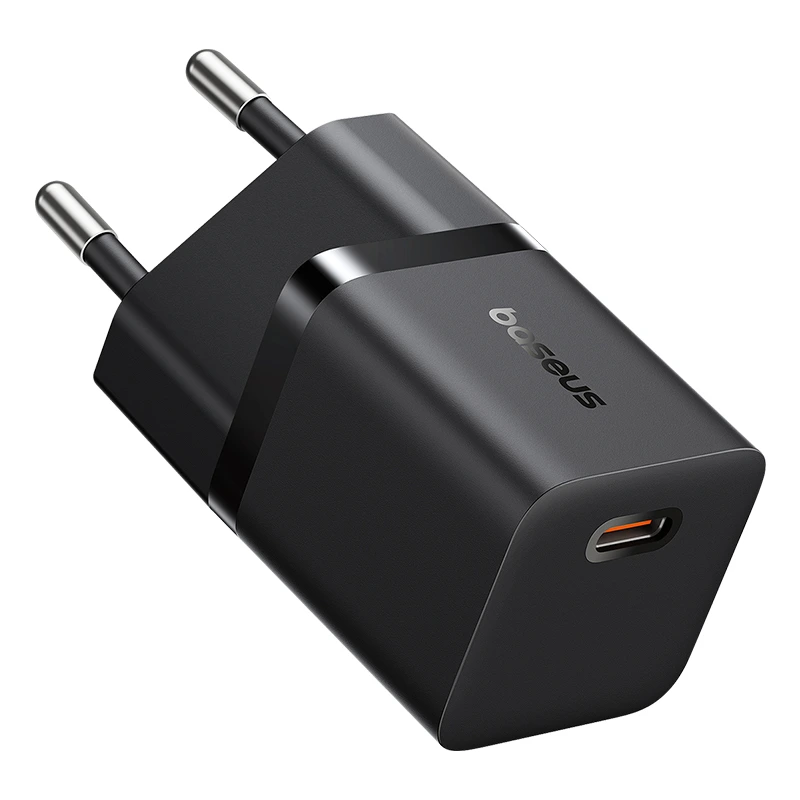 Мережевий зарядний пристрій Baseus GaN5 Fast Charger (mini) 1C 25W EU Cluster Black