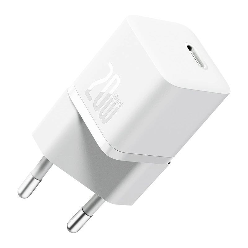 Мережевий зарядний пристрій Baseus GaN5 Fast Charger(mini) 1C 20W EU White