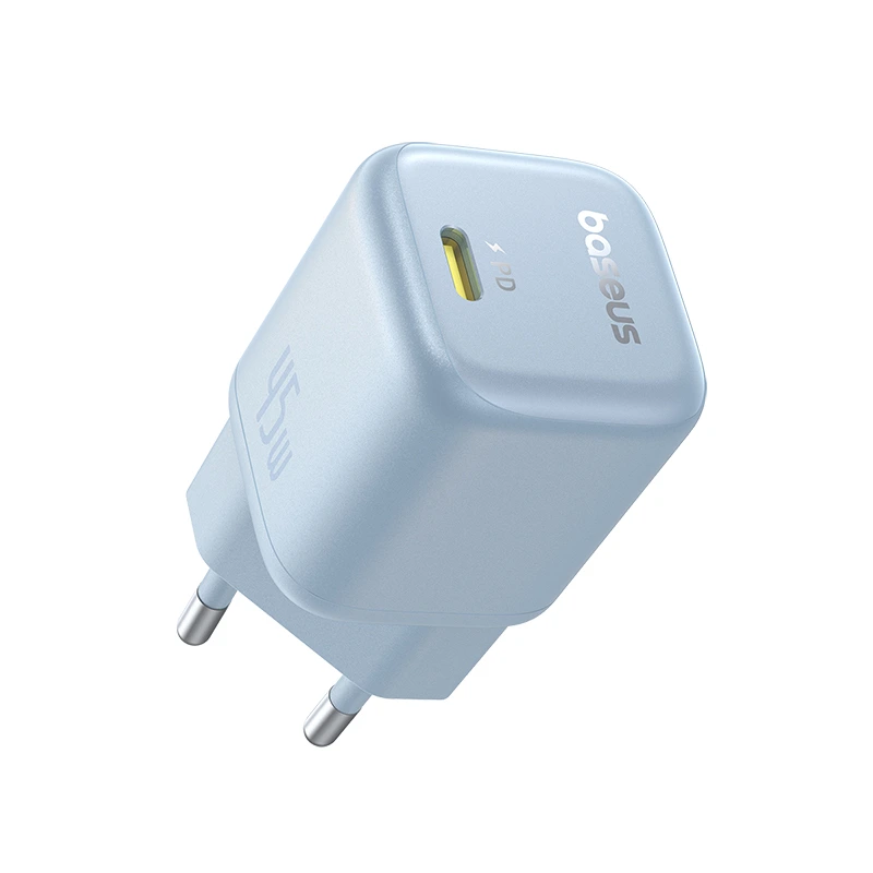 Мережевий зарядний пристрій Baseus PicoGo GaN Fast Charger 1C 45W EU Galaxy Blue — Baseus