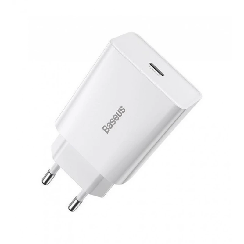 Мережевий зарядний пристрій Baseus Speed Mini Quick Charger 1C 20W EU White