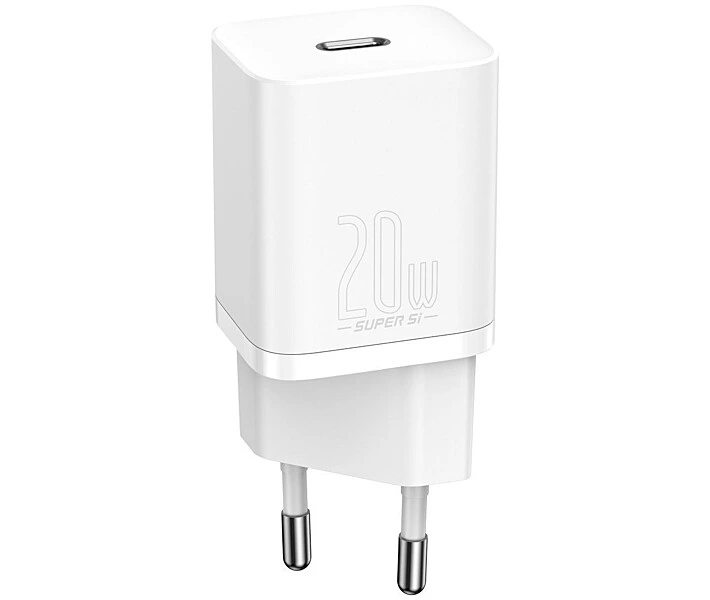 Мережевий зарядний пристрій Baseus Super Si Quick Charger 1C 20W EU White