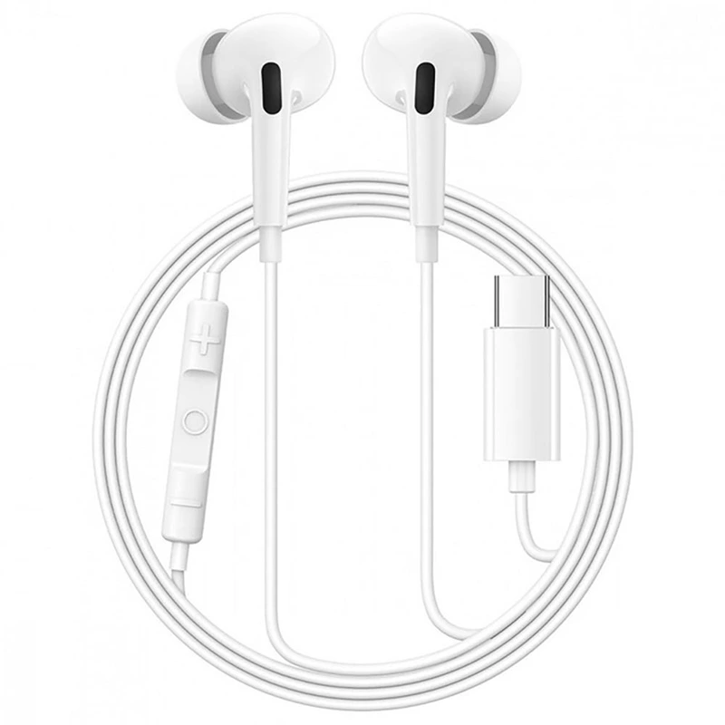 Навушники Baseus Encok CZ18 Wired Earphones Moon White