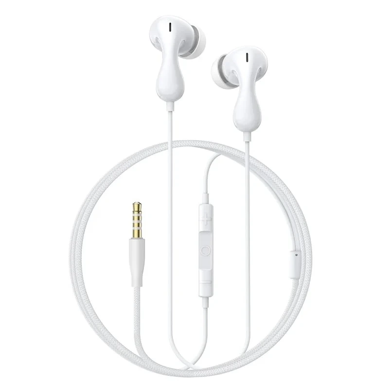 Навушники дротові Baseus Encok HZ20 (3.5mm)  Moon White