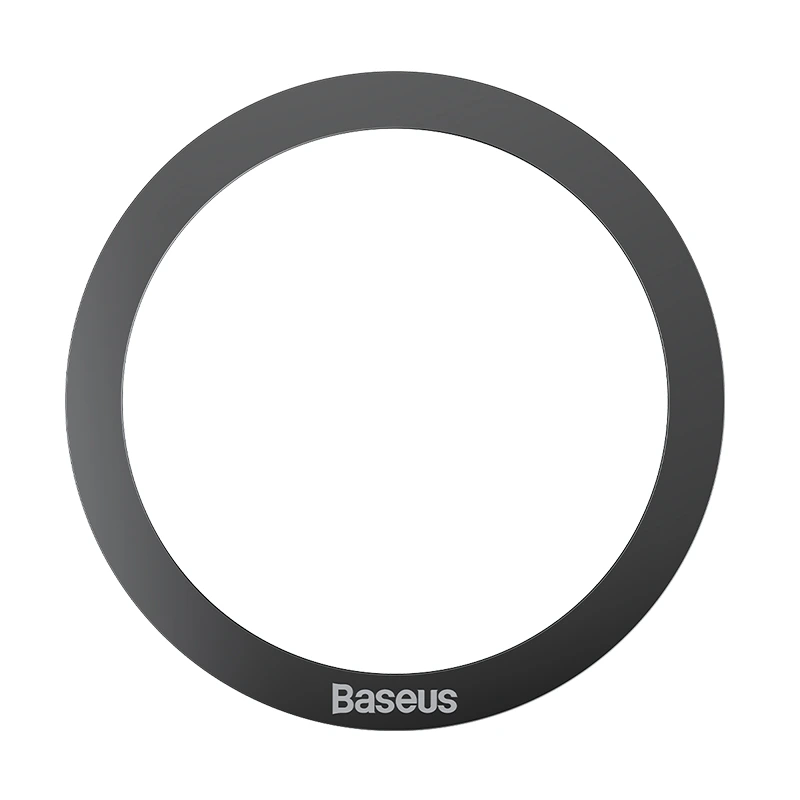 Пластина для магнітного тримача Baseus Halo Series Magnetic Metal Ring（2pcs/pack）Black — Baseus