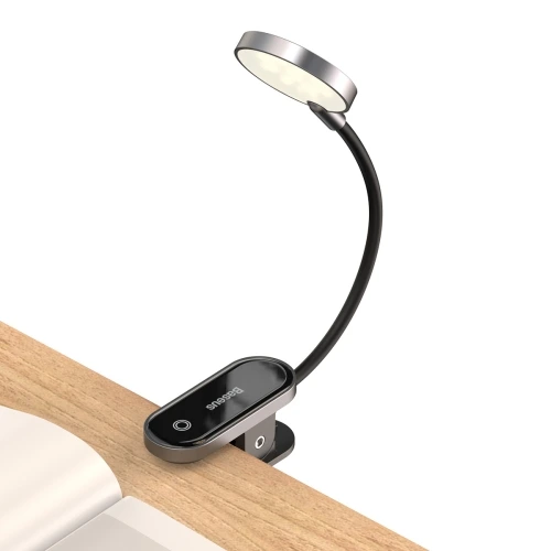Світильник Baseus Comfort Reading Mini Clip Lamp Dark Gray — Baseus