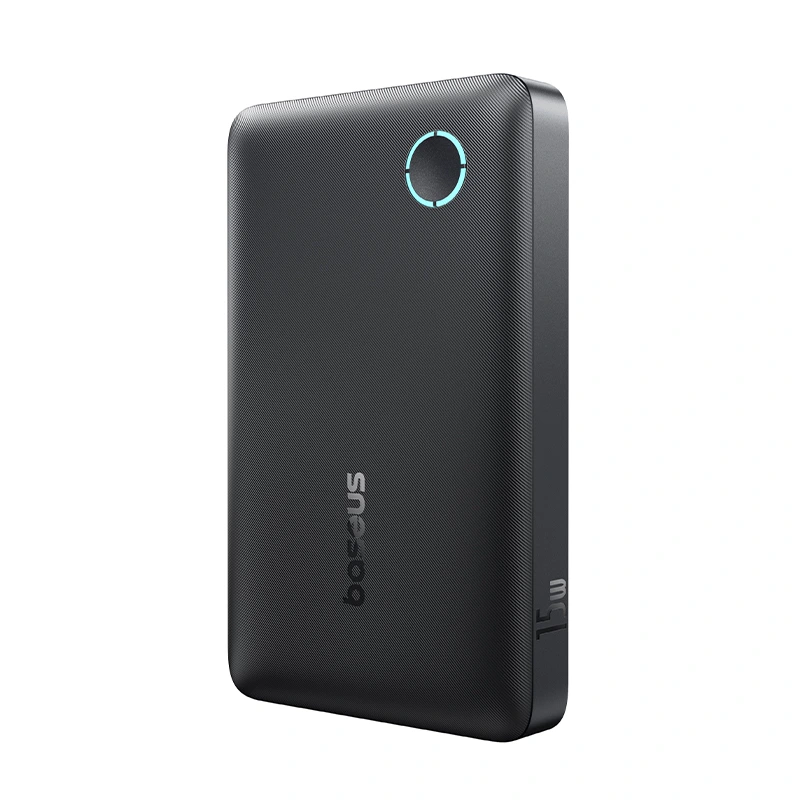 Зовнішній акумулятор Baseus EnerFill FP11 Power Bank 10000mAh 15W Cosmic Black (Includes Simple Type-C to Type-C Cable 20V/3A 30cm Black) — Baseus