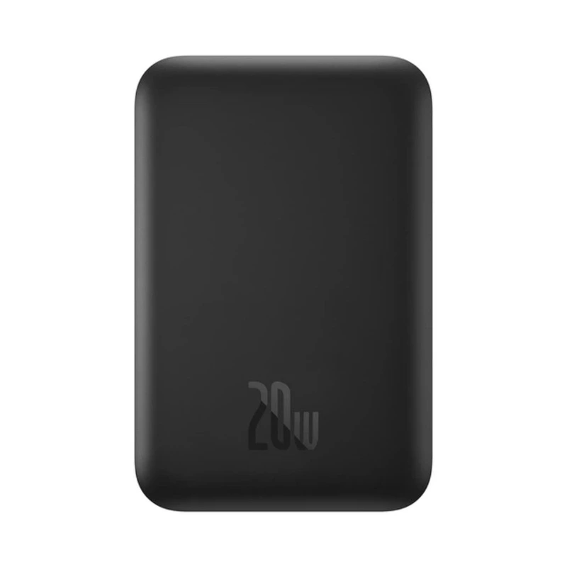 Зовнішній акумулятор Baseus Magnetic Mini Air Wireless Fast Charge Power Bank 6000mAh 20W Cluster Black（With Simple Series Charging Cable Type-C to — Baseus