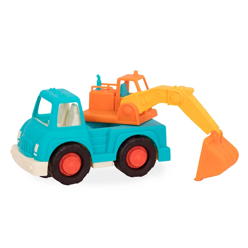 Баттатомобіль - ЕКСКАВАТОР (колір море-папайя) — Battat