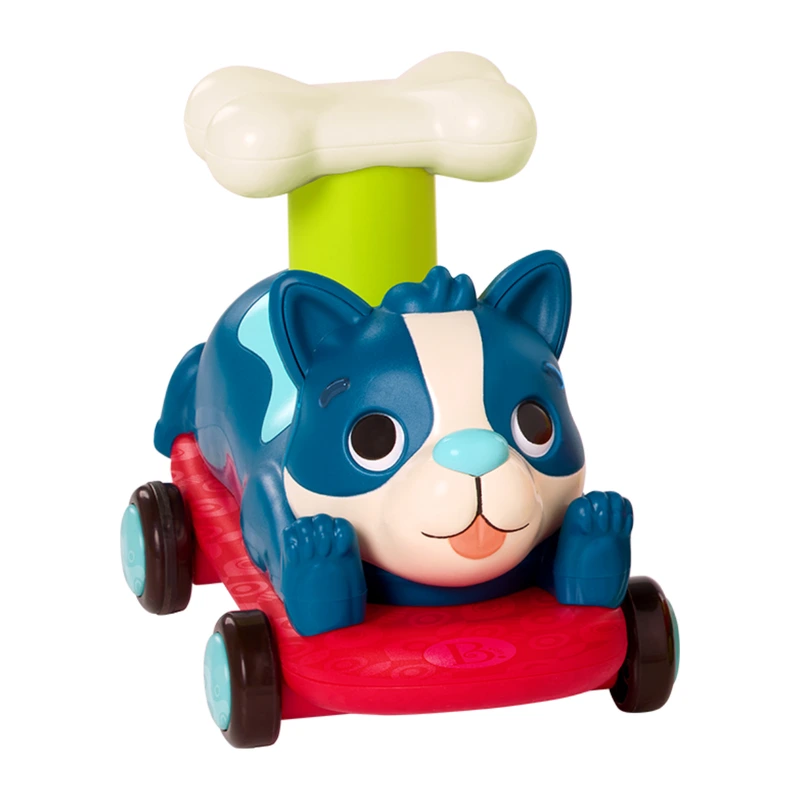 Машинка інерційна серії "Лапкомобілі" - ПЕСИК, КОЛІР ОКЕАН — Battat