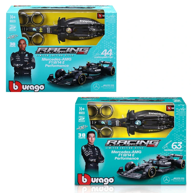 Авто-конструктор - MERCEDES-AMG F1 W14 PERFORMANCE (1:24) — Bburago