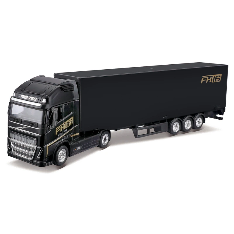 Автомодель - ФУРА VOLVO FH16 GLOBETROTTER 750 XXL (чорний) — Bburago