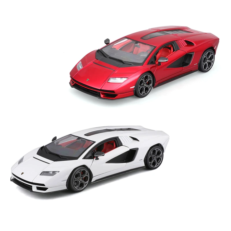 Автомодель – LAMBORGHINI COUNTACH LPI 800-4 (біла, 1:24) — Bburago
