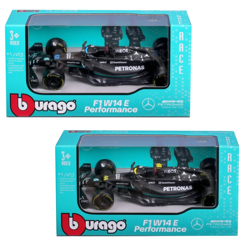Автомодель - MERCEDES-AMG F1 W14 E PERFORMANCE (2023) (1:43) — Bburago