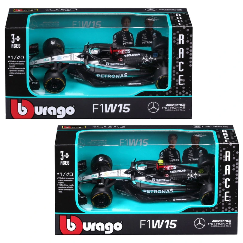 Автомодель - MERCEDES-AMG F1 W15 PERFORMANCE (2024) (1:43) — Bburago