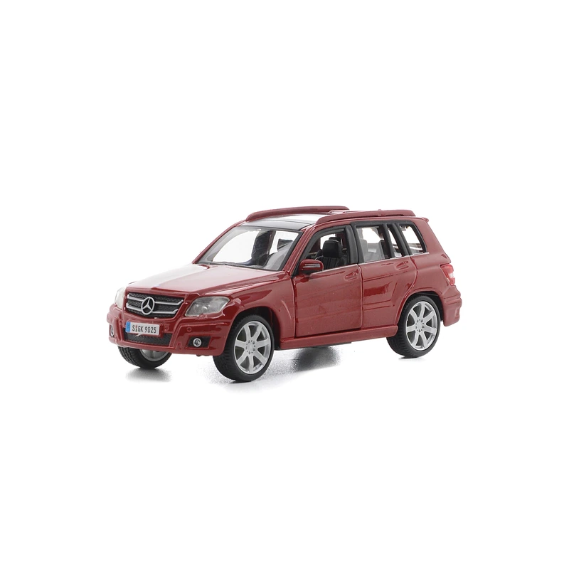 Автомодель - MERCEDES BENZ GLK-CLASS (асорті червоний, сріблястий, 1:32) — Bburago