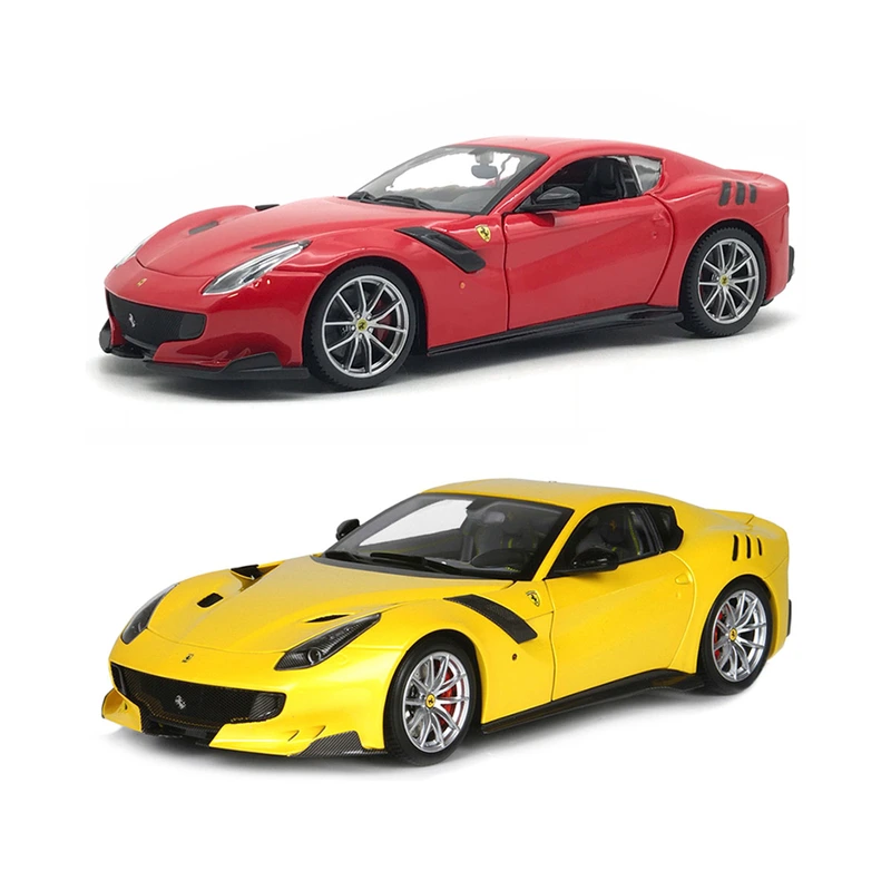Автомодель - FERRARI F12TDF (асорті жовтий, червоний, 1:24)