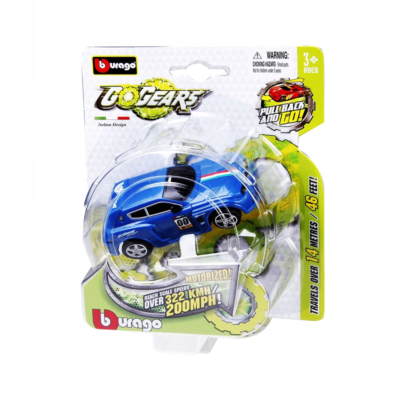 Автомоделі серії GoGears «Підкорювачі швидкості» (асорті, інерц. механізм) — Bburago