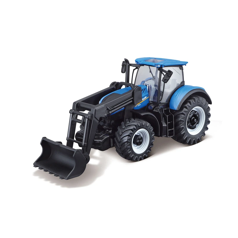 Модель серії Farm - ТРАКТОР NEW HOLLAND T7.315 з фронтальним навантажувачем (синій, 1:32) — Bburago