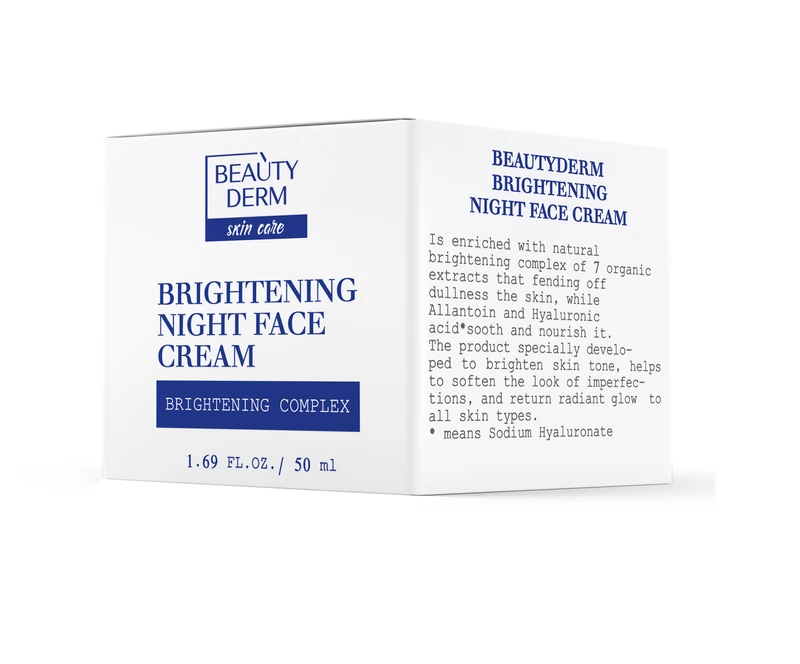 BEAUTYDERM Brightening Крем для обличчя нічний, 50 мл — BEAUTYDERM
