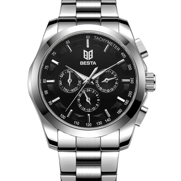 Чоловічий механічний годинник Besta Walker Steel — Besta