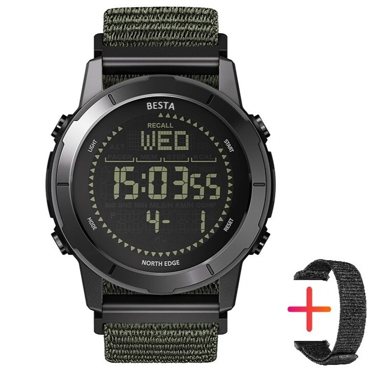 North Edge Besta Trail Green з компасом, 2 ремінці — Besta