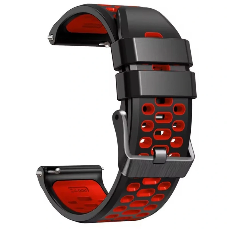 Ремінець каучуковий Brutal Red Black 22 мм — Besta