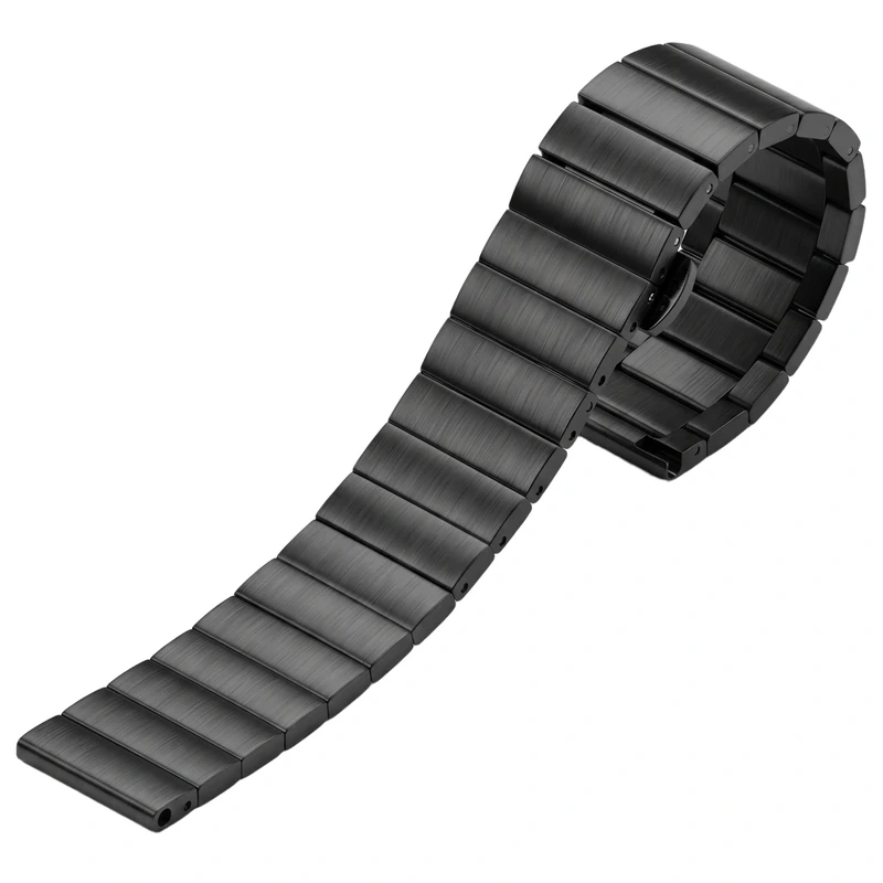 Ремінець металевий Centurion Black 22 мм — Besta