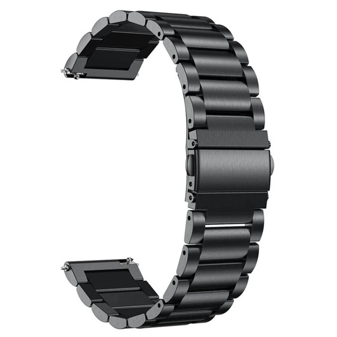 Ремінець металевий чорний розмір 24