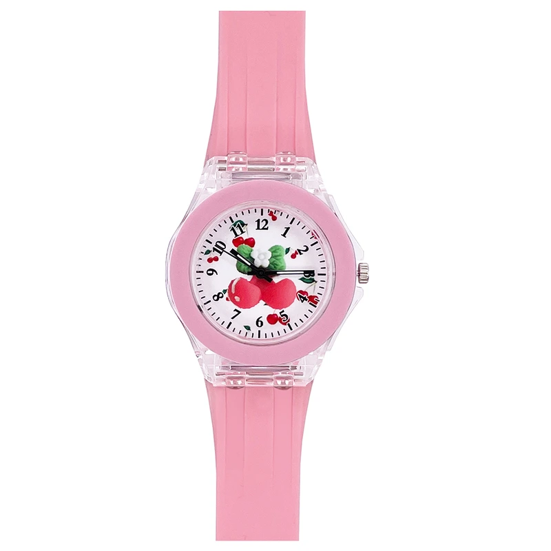 Дитячий годинник Better 005 Cherry Pink-White