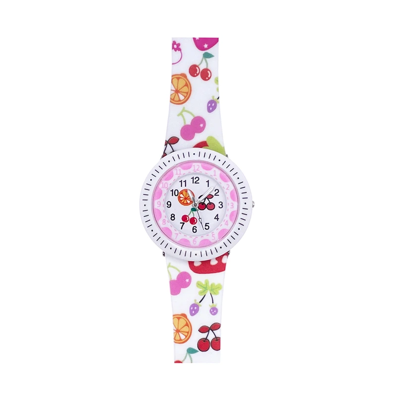 Дитячий годинник Better 009 Fruits White-Pink