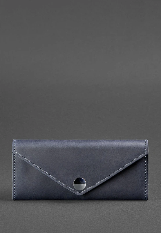 Жіночий шкіряний гаманець Керрі 1.0 синій