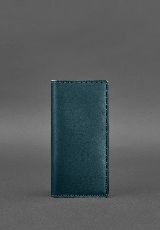 Шкіряне портмоне-купюрник 11.0 зелене