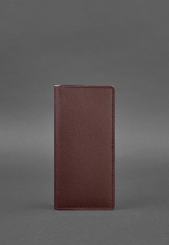 Шкіряне портмоне-купюрник 11.0 бордове