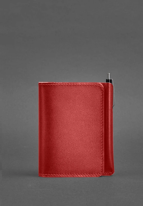 Шкіряне портмоне 2.0 червоне