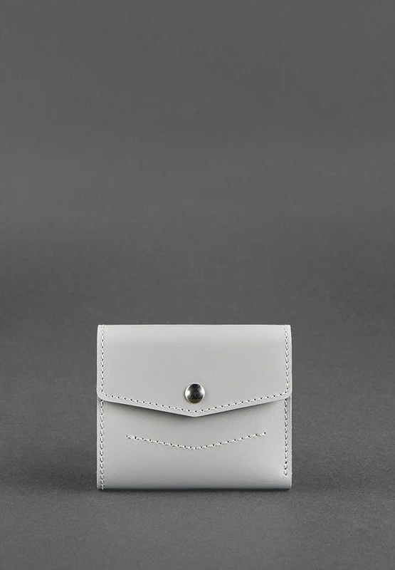 Жіночий шкіряний гаманець 2.1 Сірий