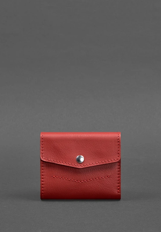 Жіночий шкіряний гаманець 2.1 червоний Krast